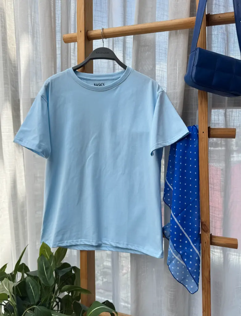 3.34264 HB SS25-312 OVERSIZED TEE (BLUE, M)