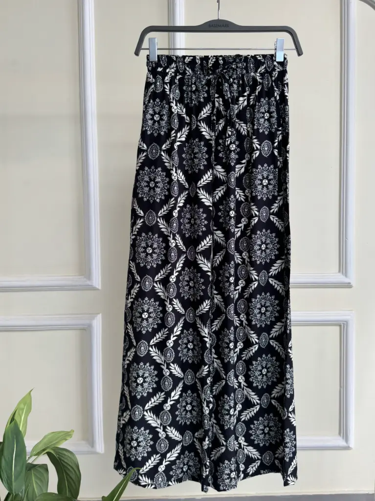 3.35136 HB SS25-340 MOTIF HEMP PALAJJO (BLACK, S)