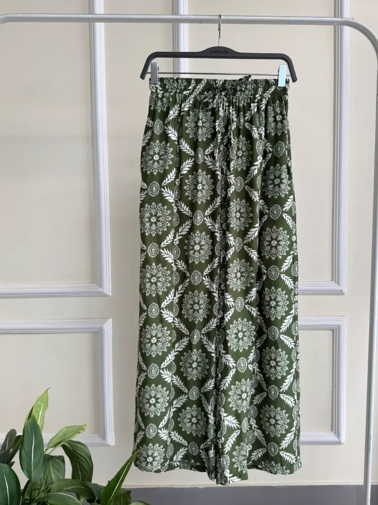 HB SS25-340 MOTIF HEMP PALAJJO