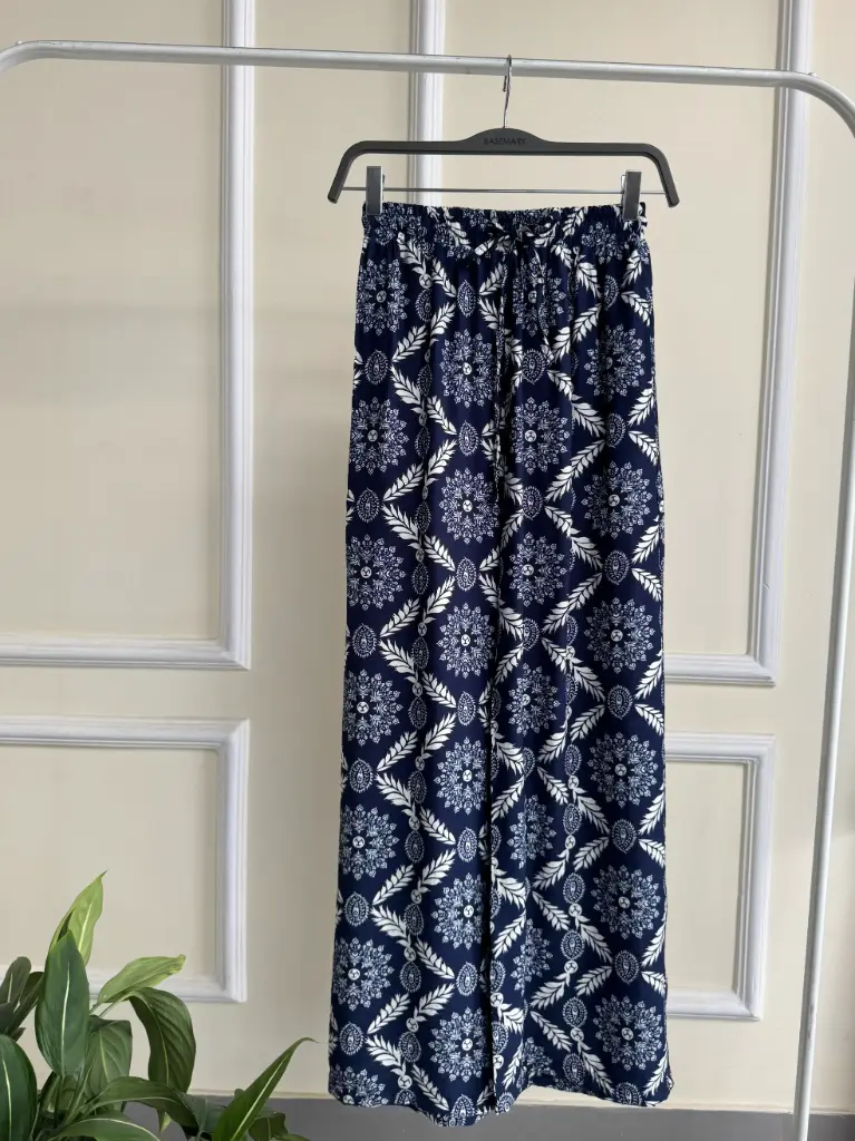 HB SS25-340 MOTIF HEMP PALAJJO