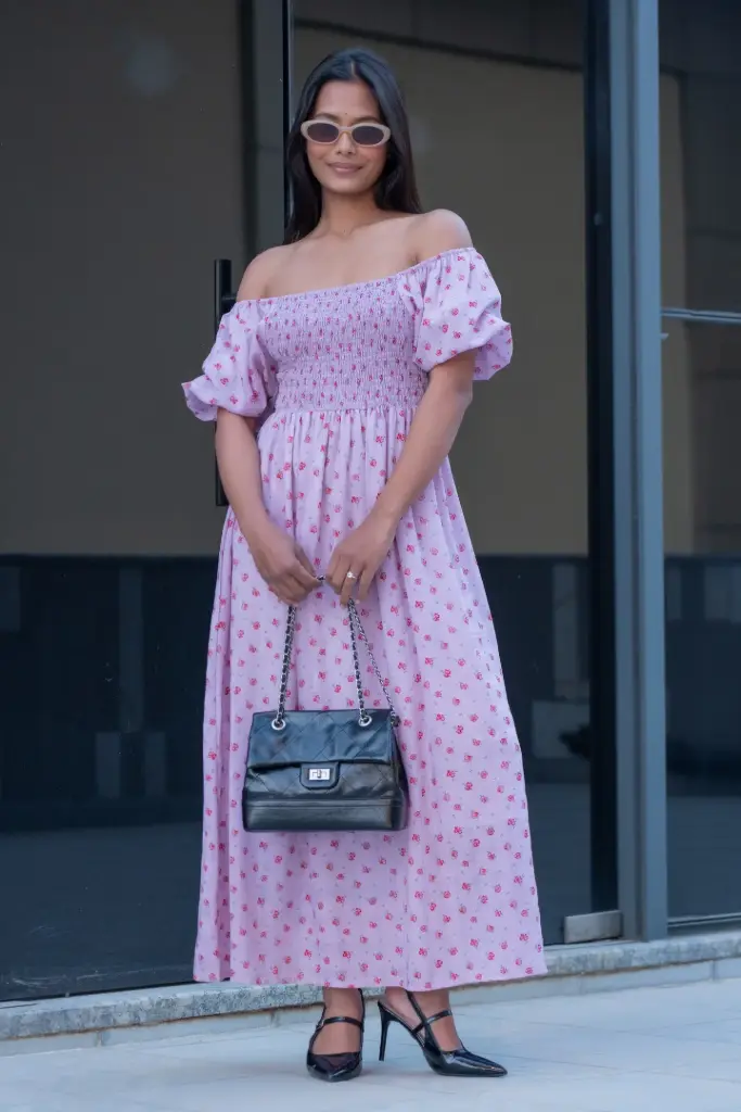 HB SS25-397 PRINCESS MAXI DRESS