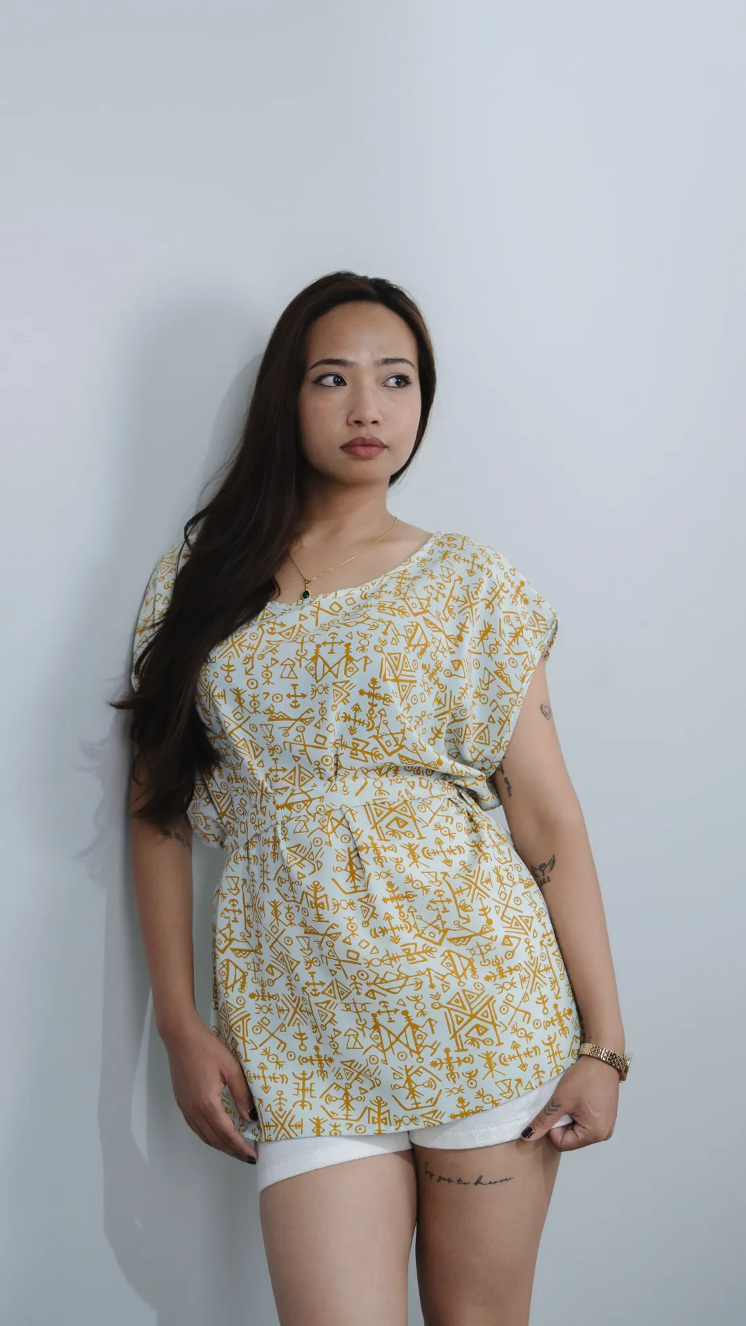 HB SS25-413 TRIBAL TOP