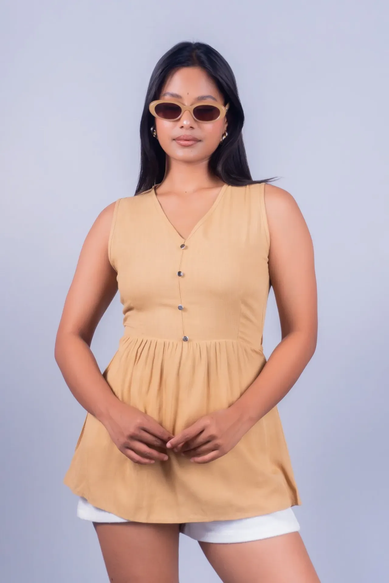 3.40966 HB SS25-440 BELLE TOP (BROWN, M)