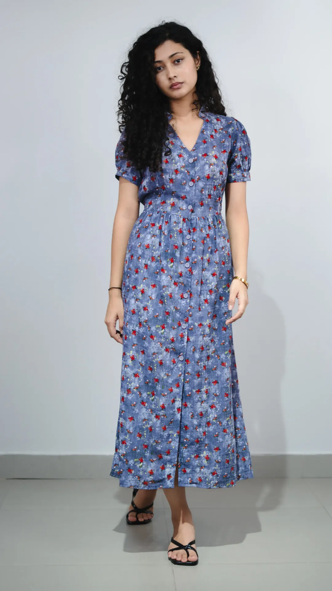 HB SS25-449 CHIFFON SHIRT DRESS