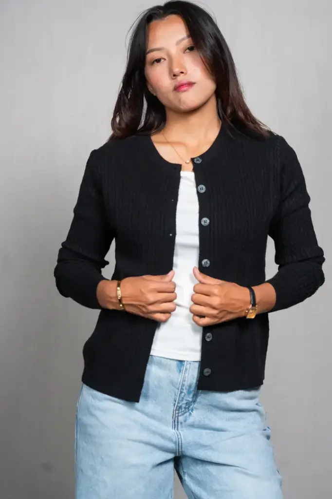3.45060 783 SWEATER (BLACK)