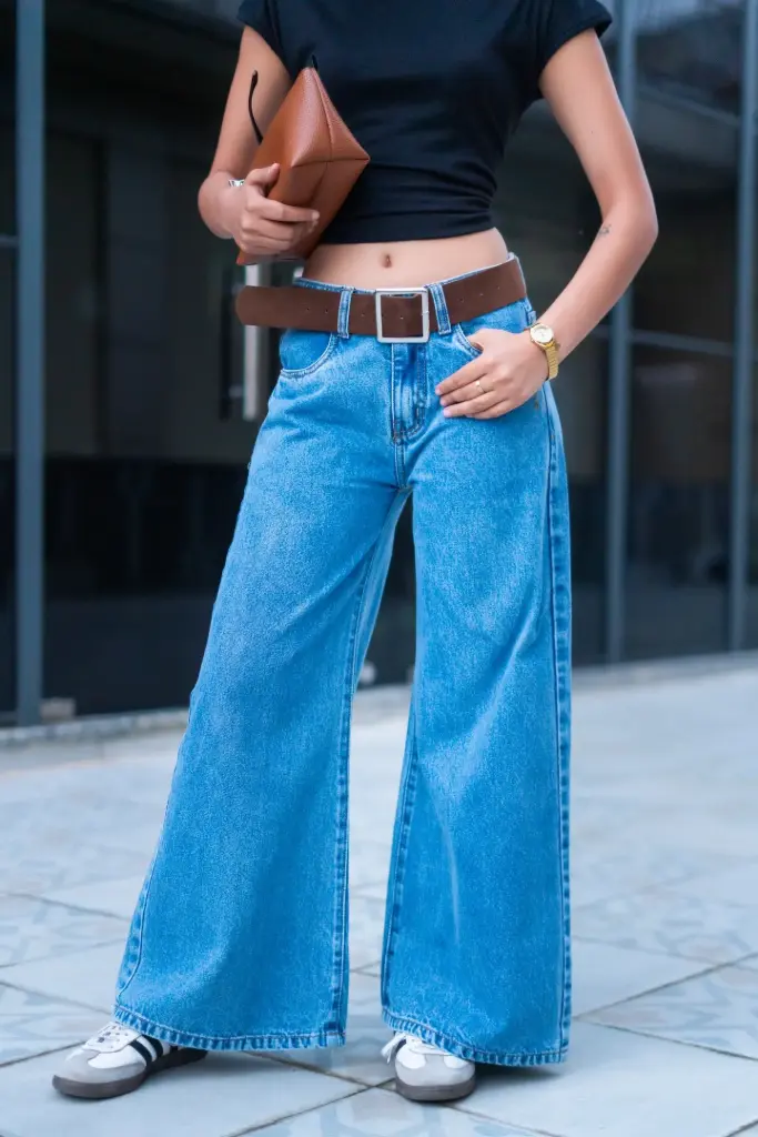 3.45339 BMO SS25-74 BAGGY DENIM PANT  (28)
