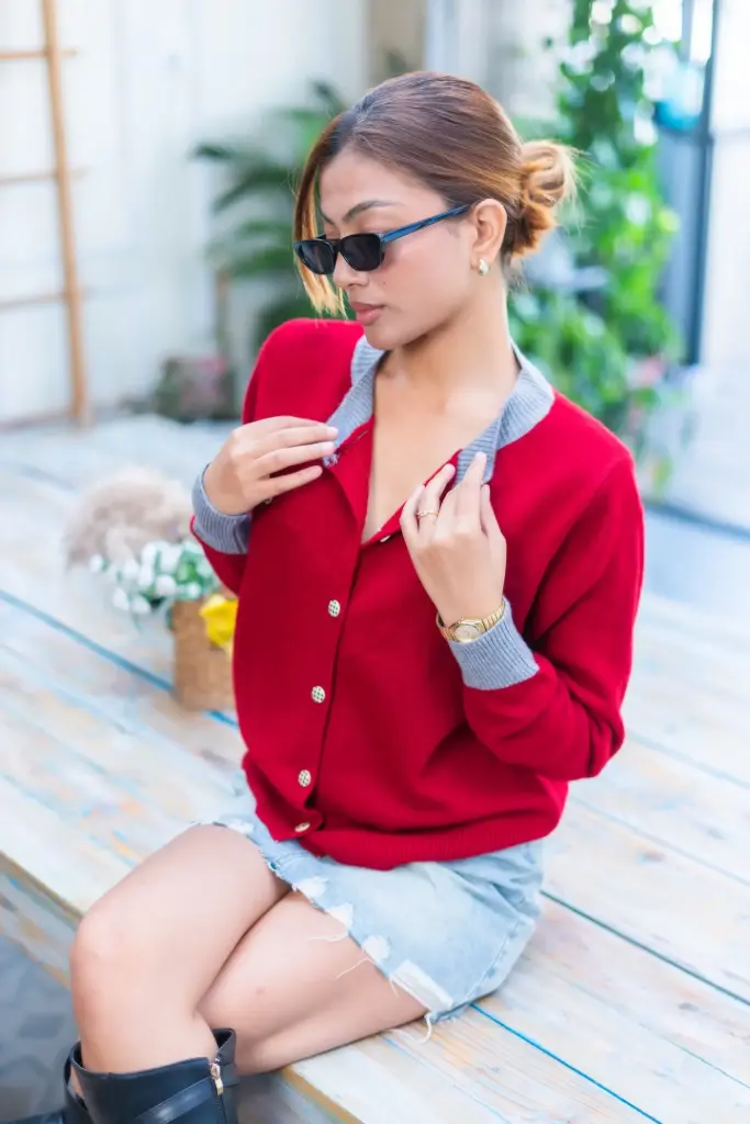 3.45467 8566 LADIES SWEATER (GREY)