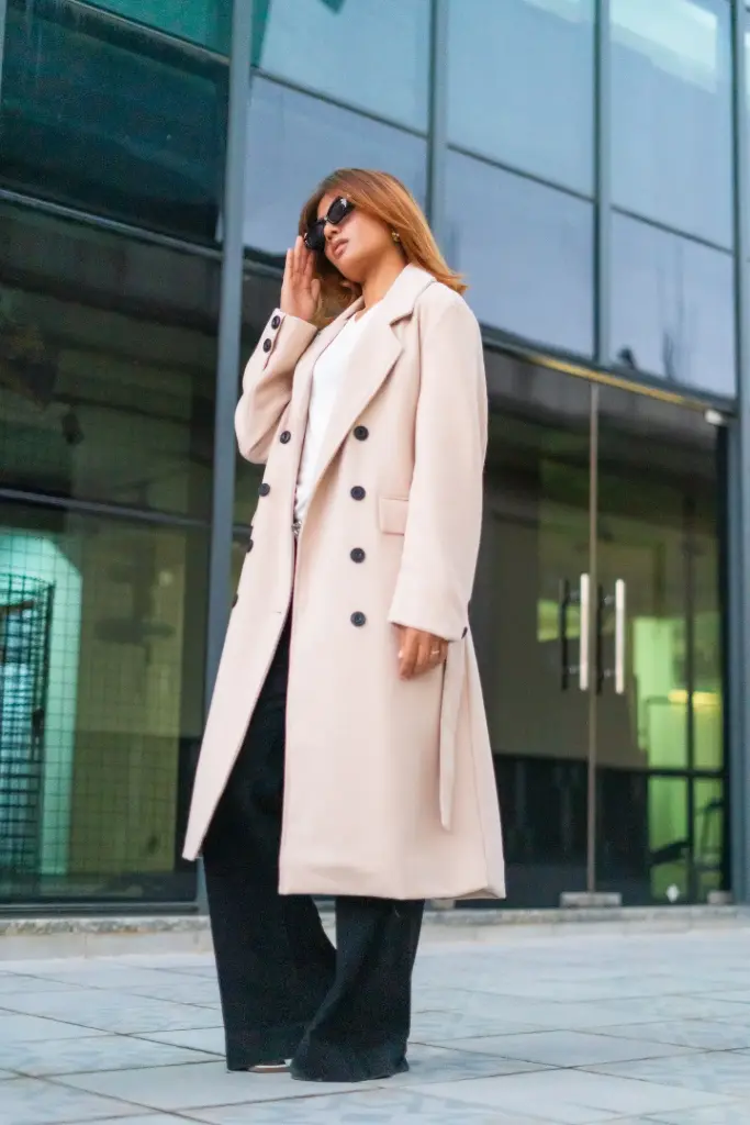 3.46790 HB AW25-18 BELTED OVERCOAT (BEIGE, S)