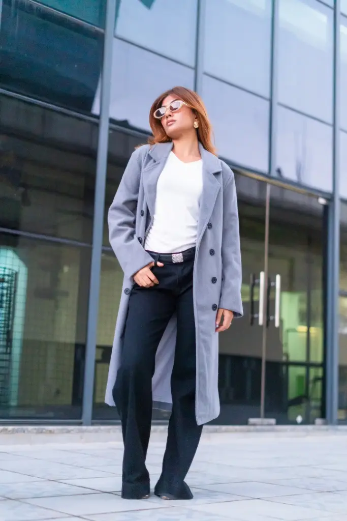 HB AW25-18 BELTED OVERCOAT