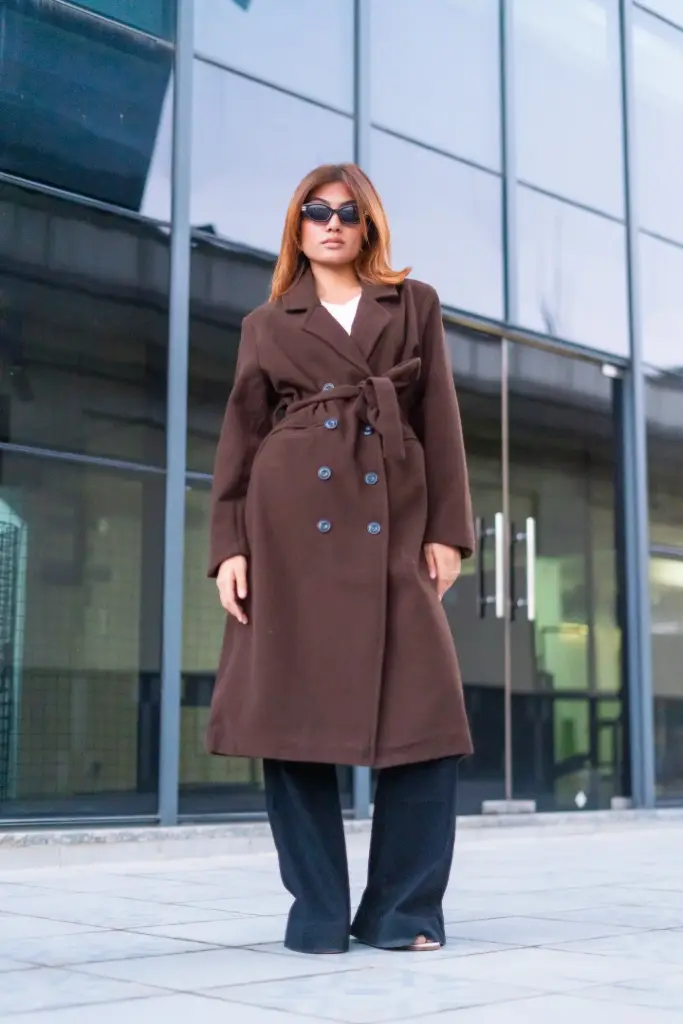 HB AW25-18 BELTED OVERCOAT