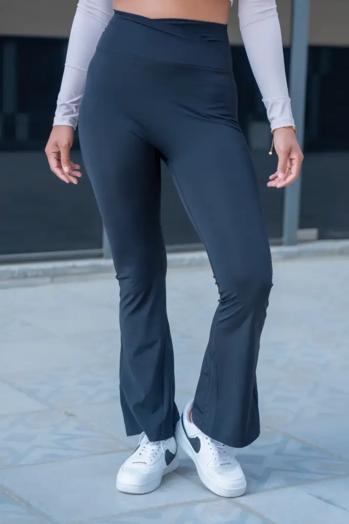 3.47504 HB AW25-08 FLARE LEGGINGS (BLACK, S)