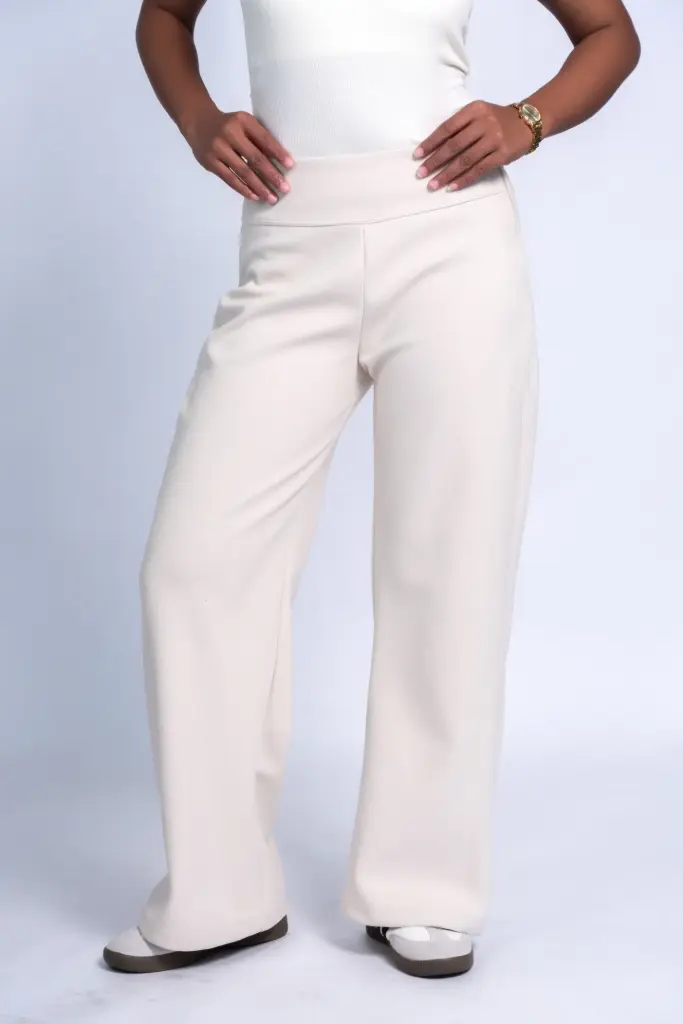 3.49531 HB AW25-30 FRAINY FLARE PANT (KHAKI, S)