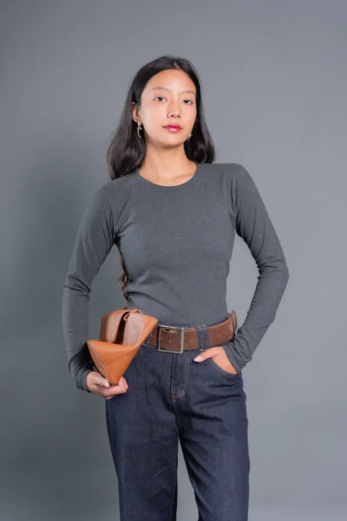 HB AW25-66 FLEECE ROUND NECK TEE