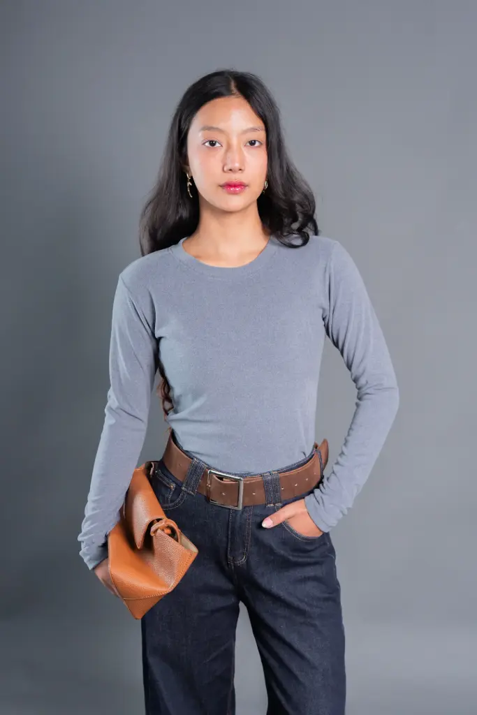 HB AW25-66 FLEECE ROUND NECK TEE