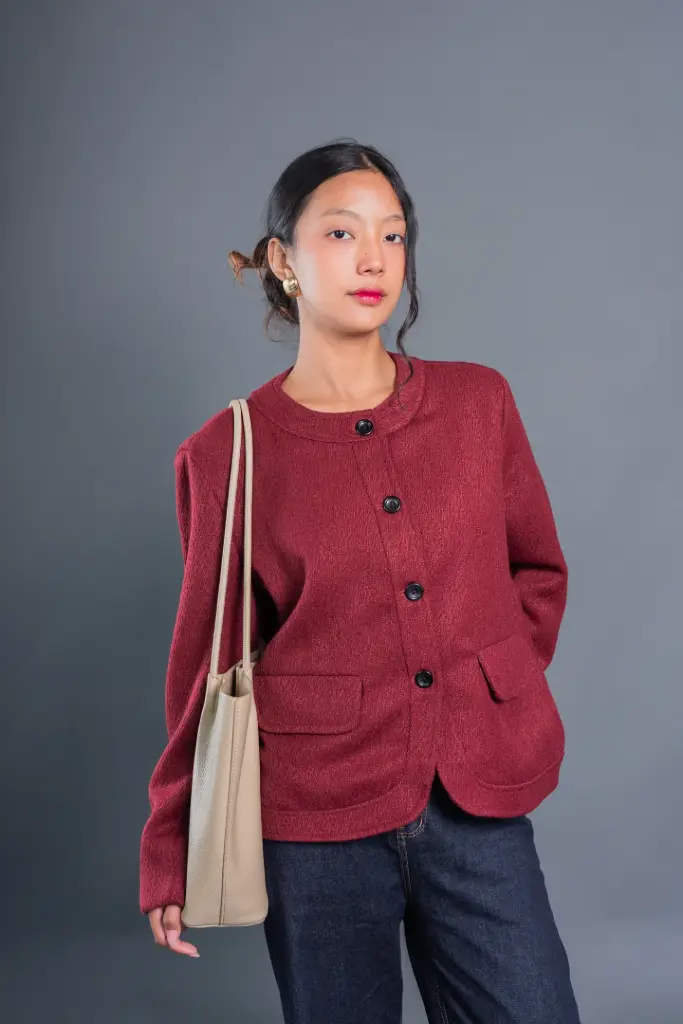 HB AW25-60 TEXTURED SHORT COAT
