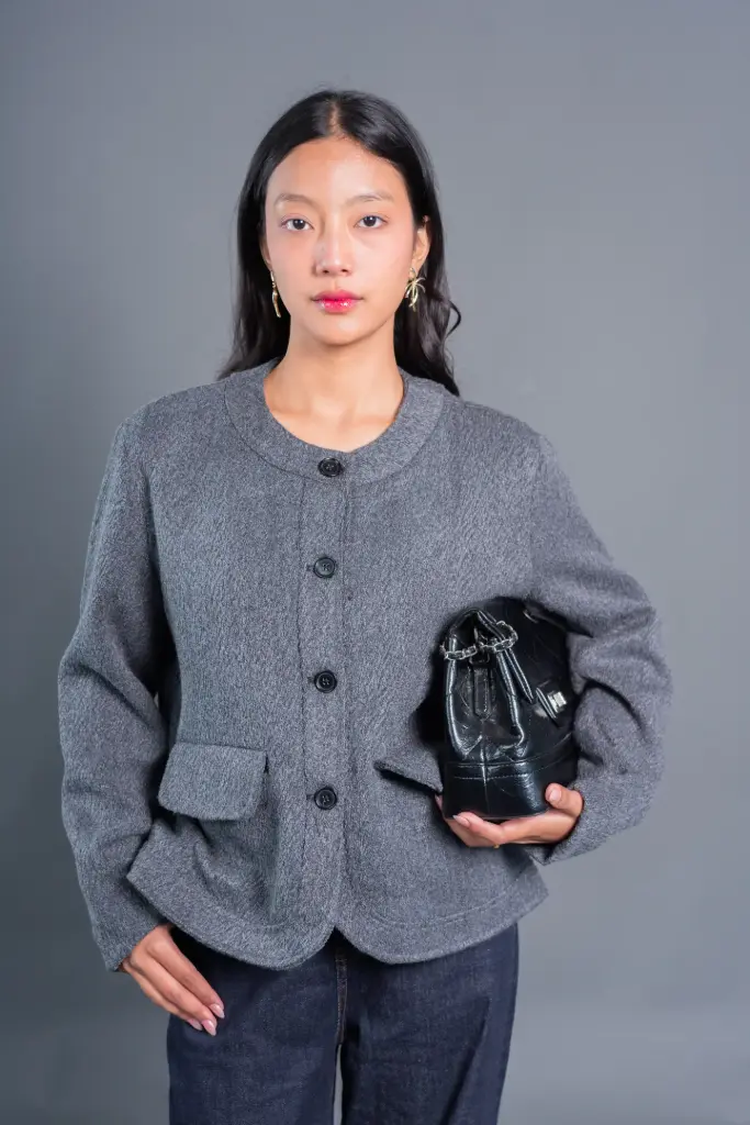 HB AW25-60 TEXTURED SHORT COAT