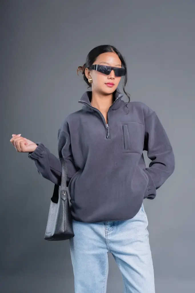 3.53241 HB AW25-34 GLACIER PULLOVER (GREY, M)