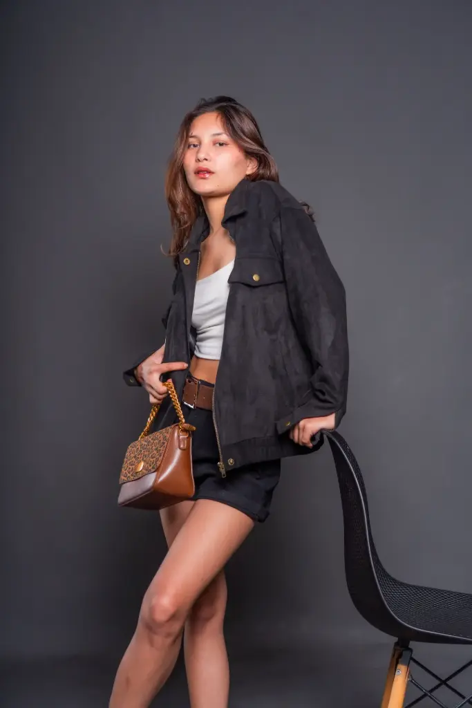 3.54450 BMTO AW25-12 CONTRAST JACKET (BLACK, M)
