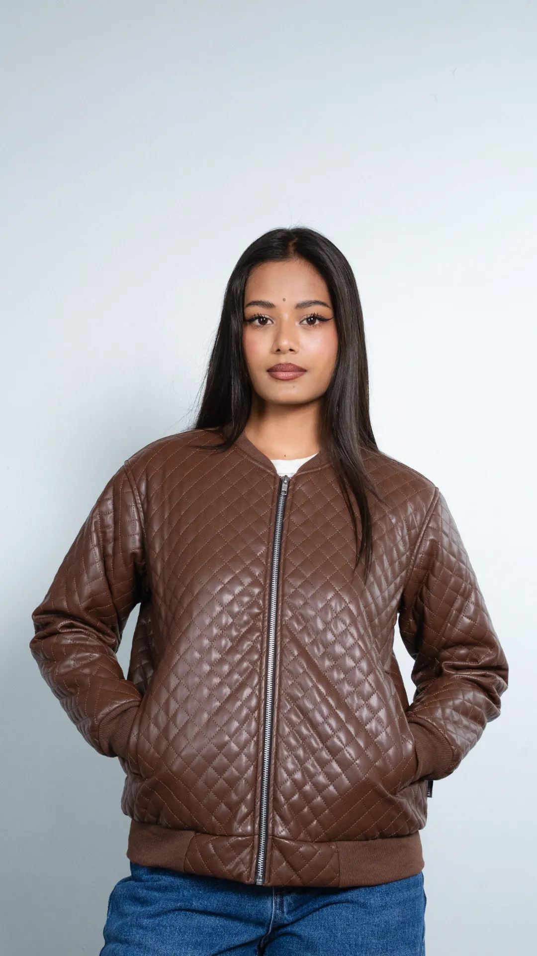 HB AW25-95 QUILTED PU JACKET