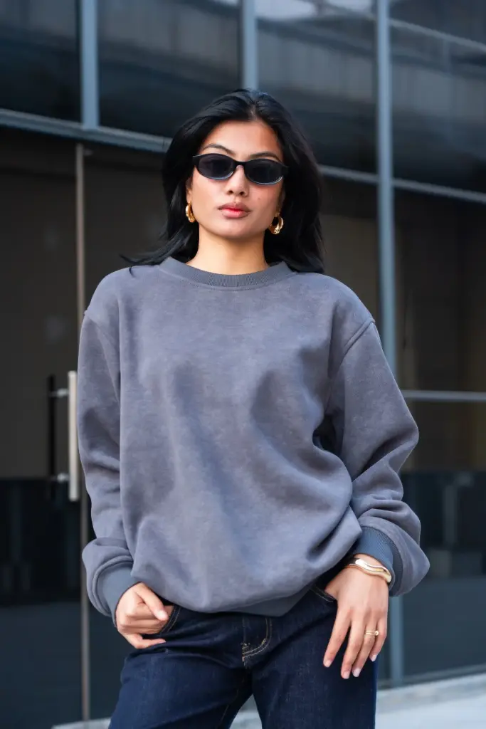 3.57882 HB AW25-90 BARREL SWEATSHIRT (GREY, S)