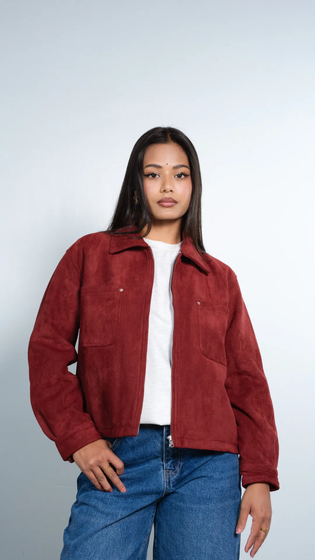 HB AW25-83 SUEDE BARN JACKET