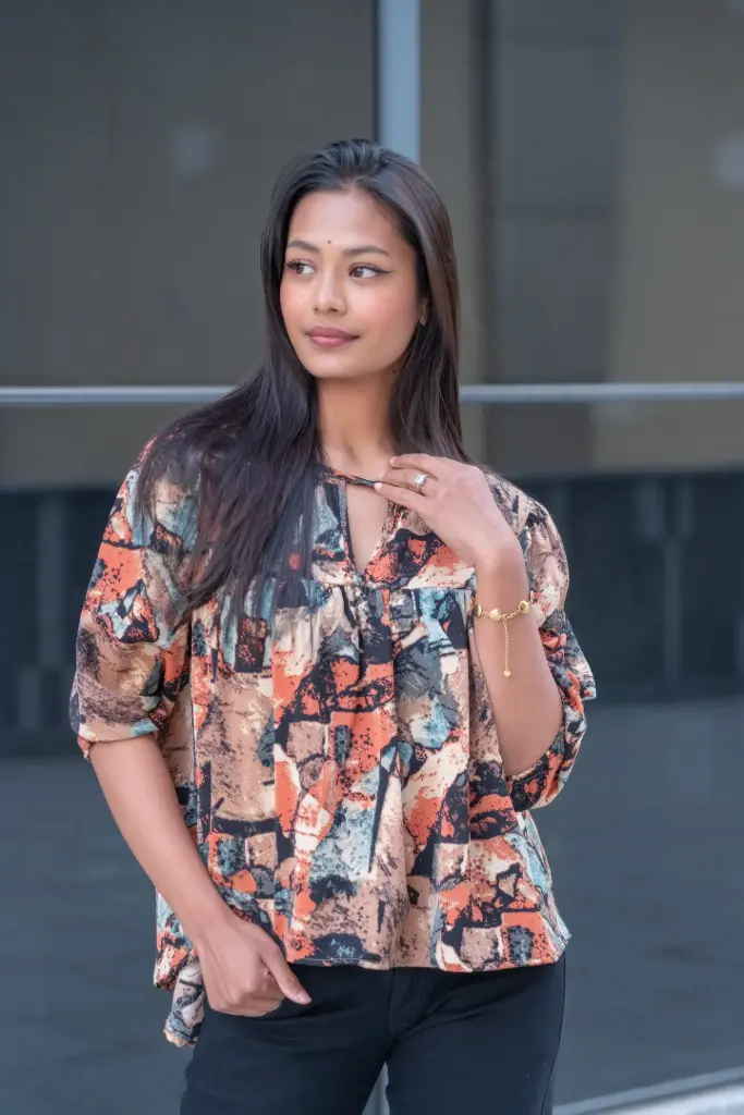 HB SS26-27 FLORAL HUE TOP