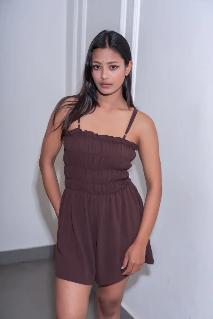 BMKS SS26-04 SOLID ROMPER