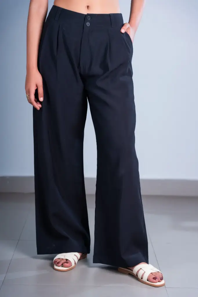 3.62121 BMKS SS26-07 HIGH WAIST PANT (BLACK, S)
