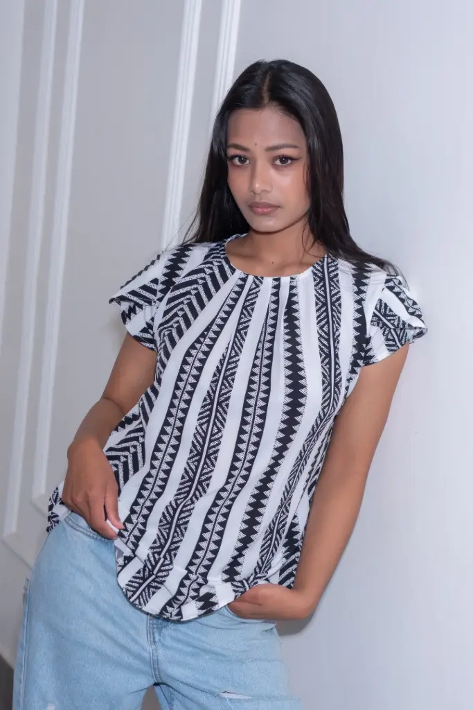 HB SS26-88 NIRA BLOUSE TOP