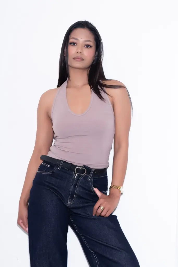 HB SS26-75 HALTER CAMI TOP