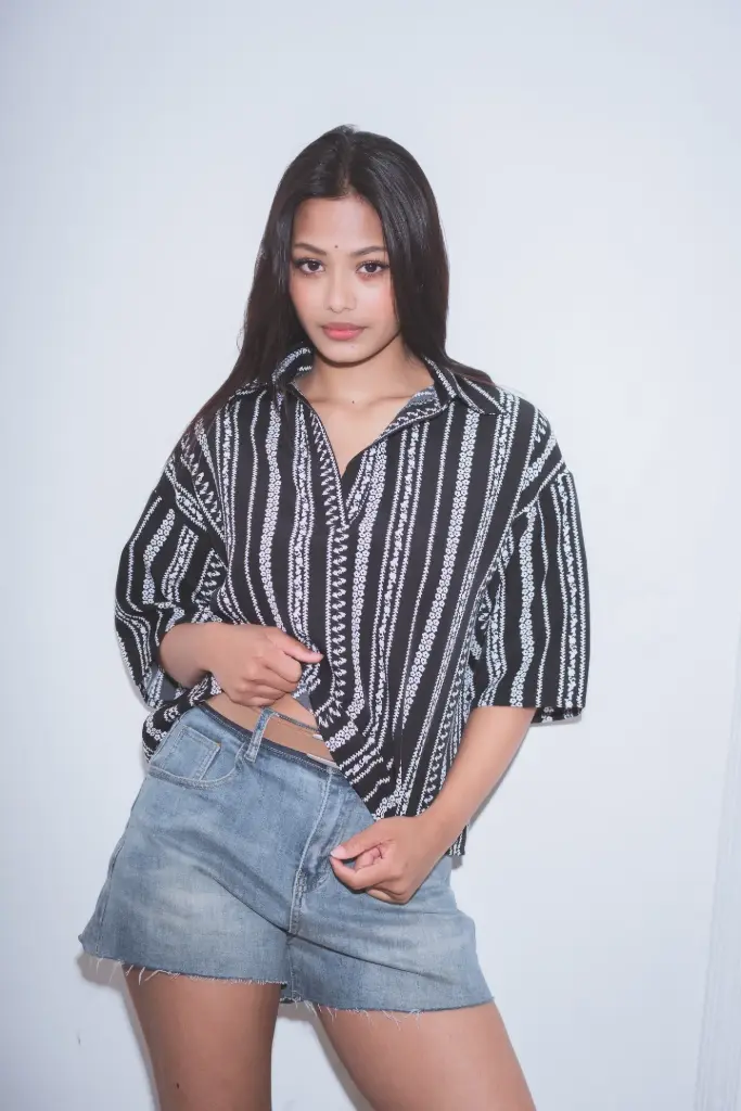BMO SS26-30 MONOCHROME BLOUSE
