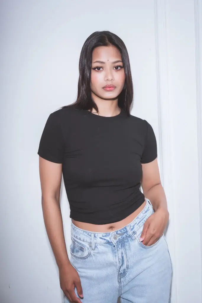 3.64806 HB SS26-73 CREW NECK TEE (BLACK, S)