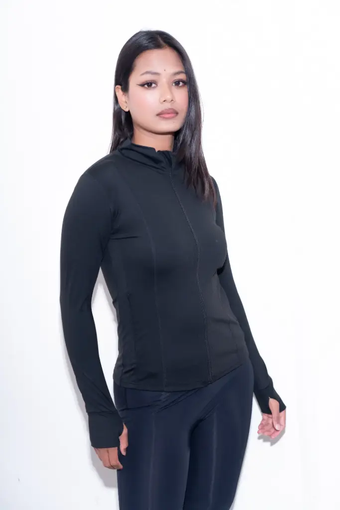 3.64870 HB SS26-11 LULU JACKET (BLACK, S)
