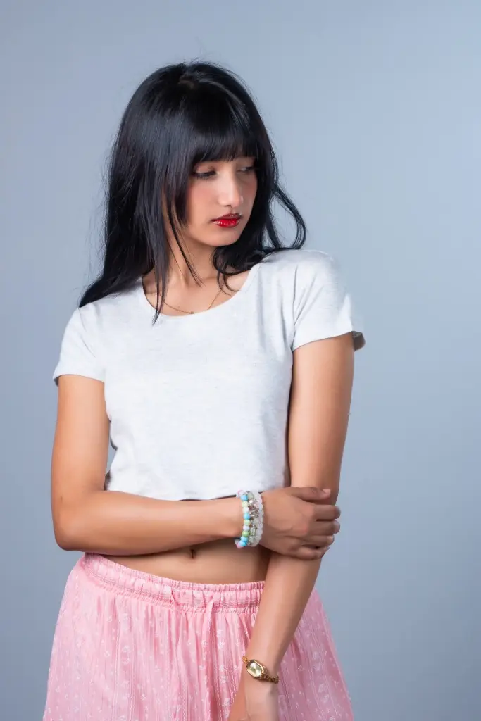 HB SS26-119 SOLID CROP TOP