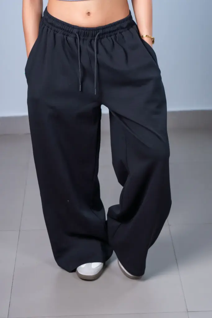 3.69008 HB SS26-114 SOLID SWEATPANT (BLACK, M)