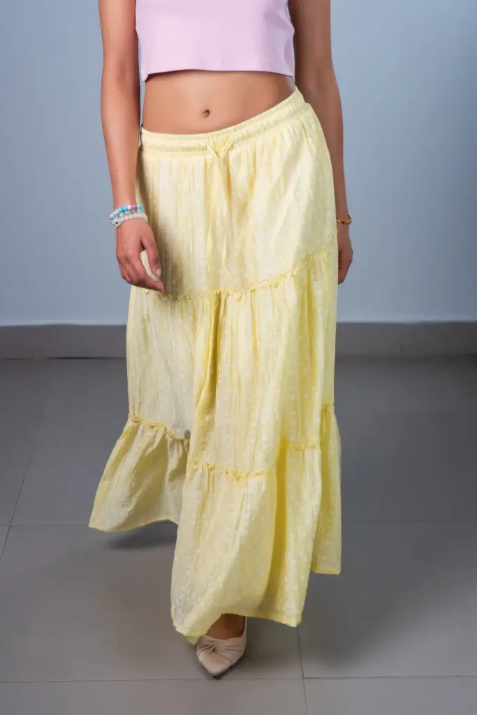 HB SS26-159 SOFT BLOOM SKIRT