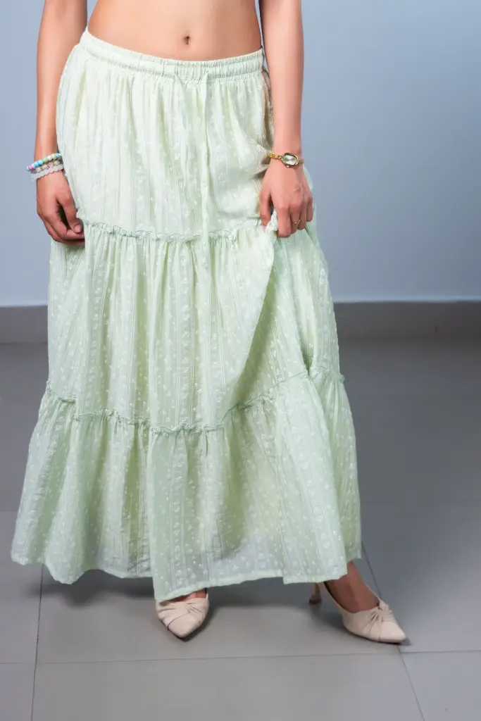 HB SS26-159 SOFT BLOOM SKIRT