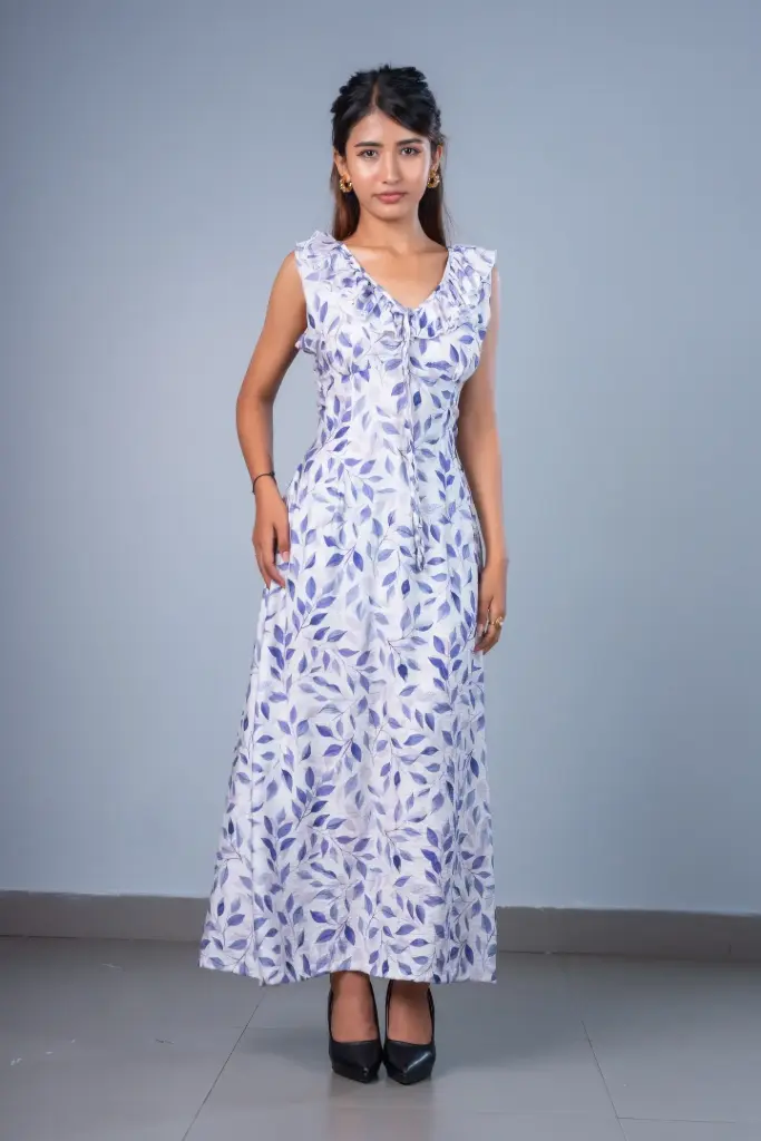 HB SS26-153 FLORIN RUFFLE DRESS