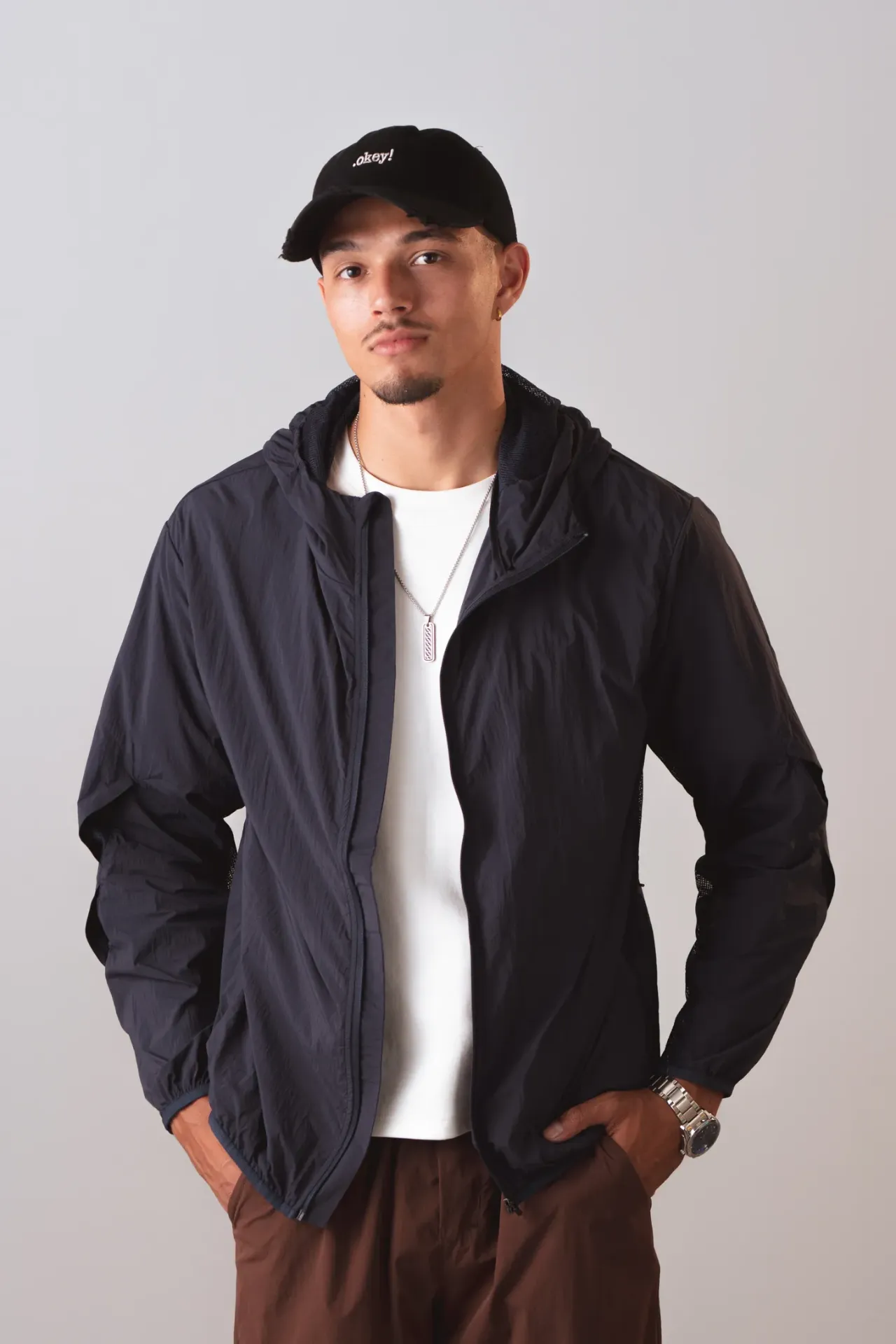 3.70348 8808 MENS WINDCHEATER (NAVY BLUE, M)
