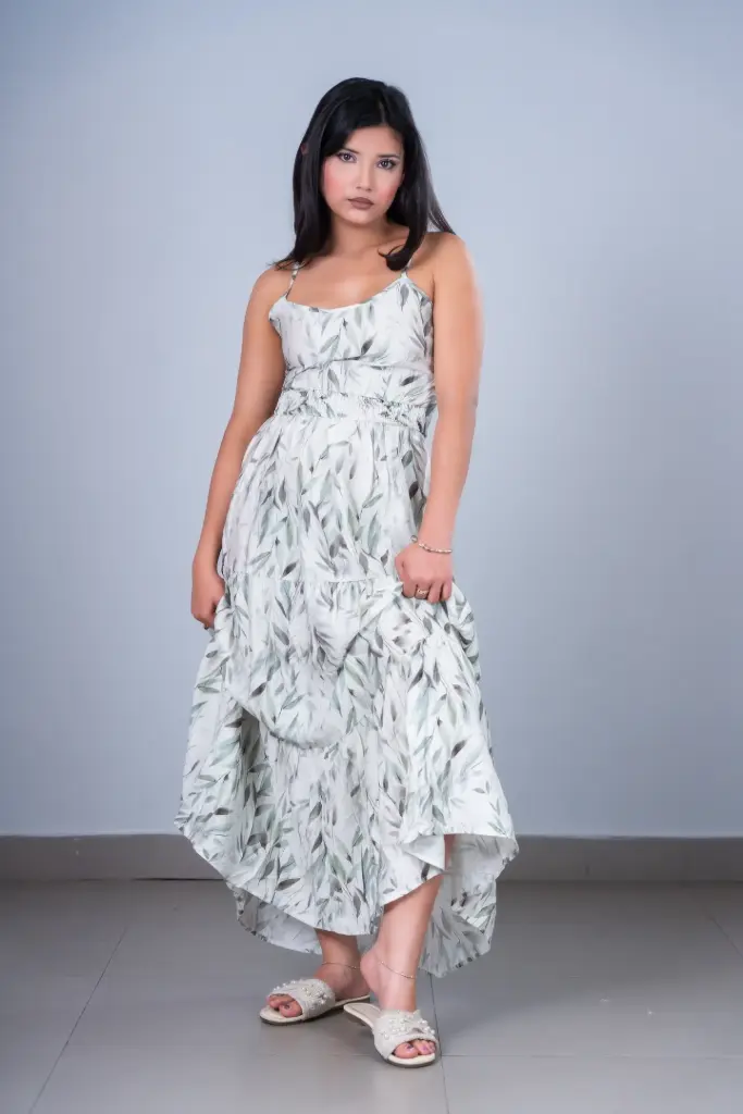 HB SS26-165 AURA TIERED DRESS