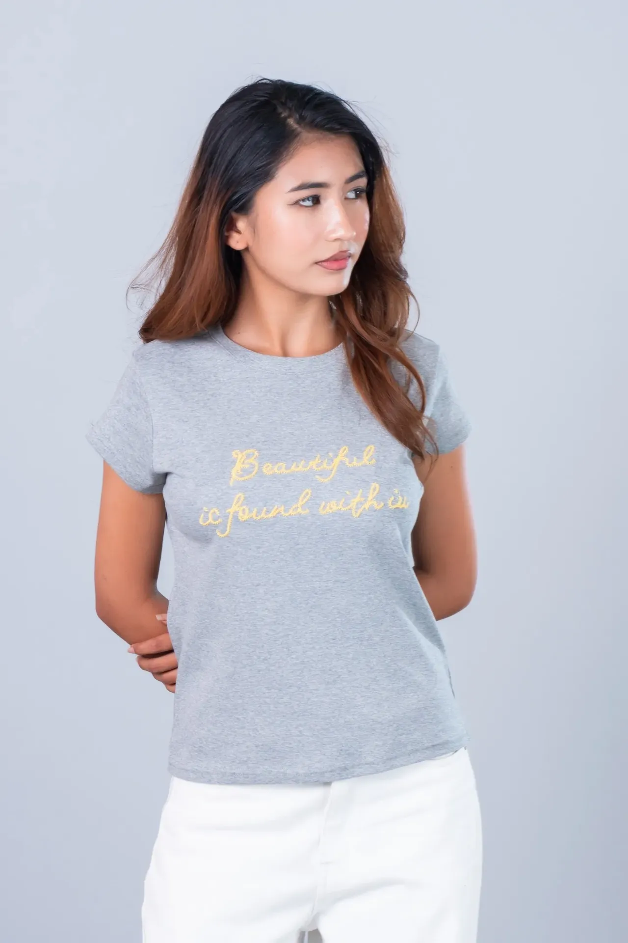 3.71438 807 HALF TEES (GREY)