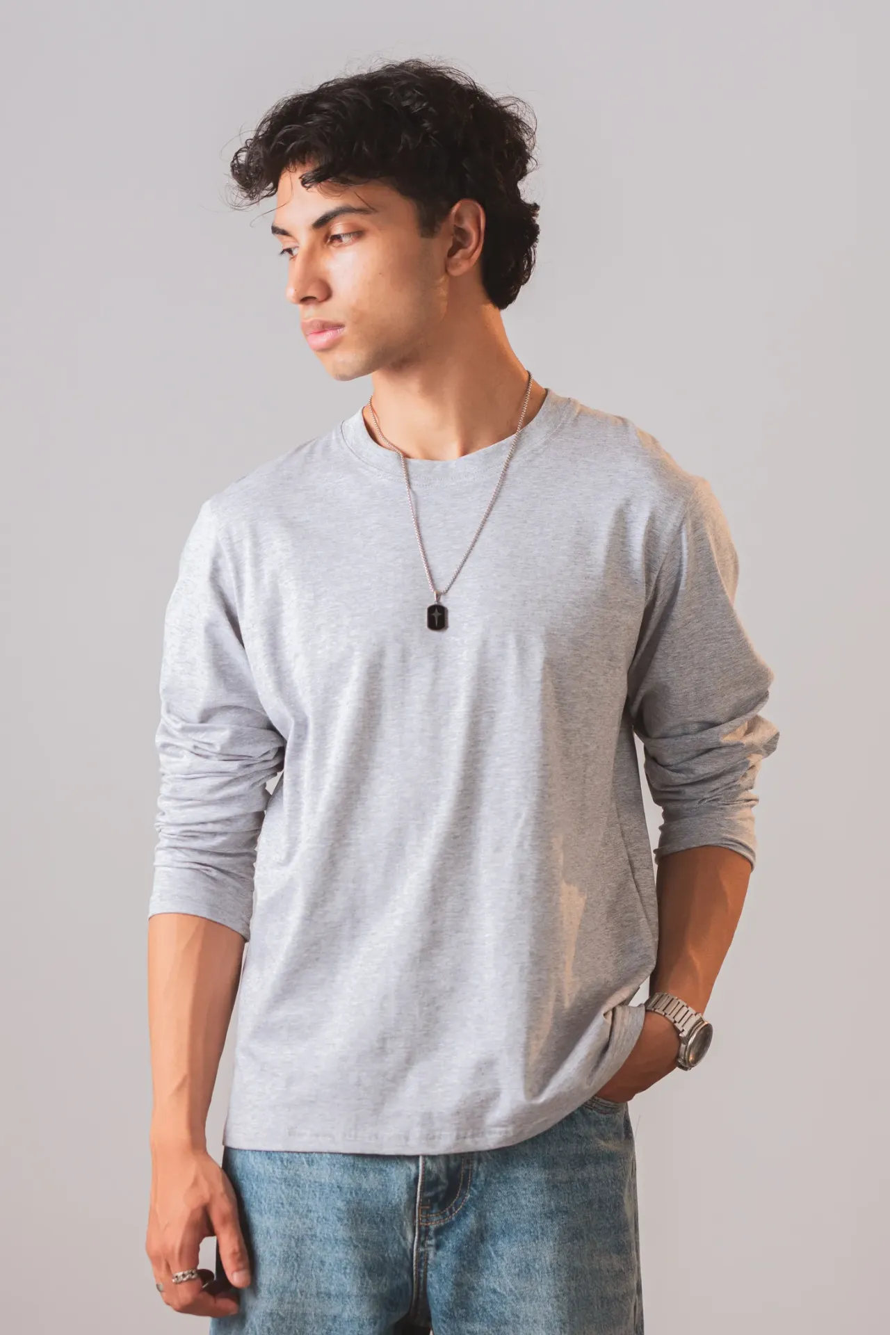 BMM BSS26-03 SOLID FULL SLEEVE TEE
