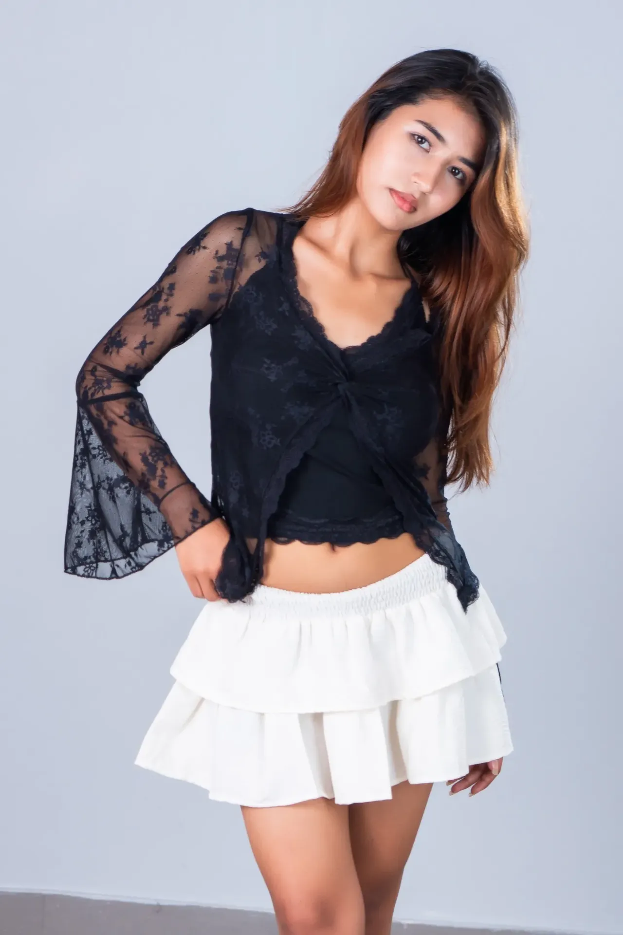 3.72279 2103 OUTER CAMI SET (BLACK)