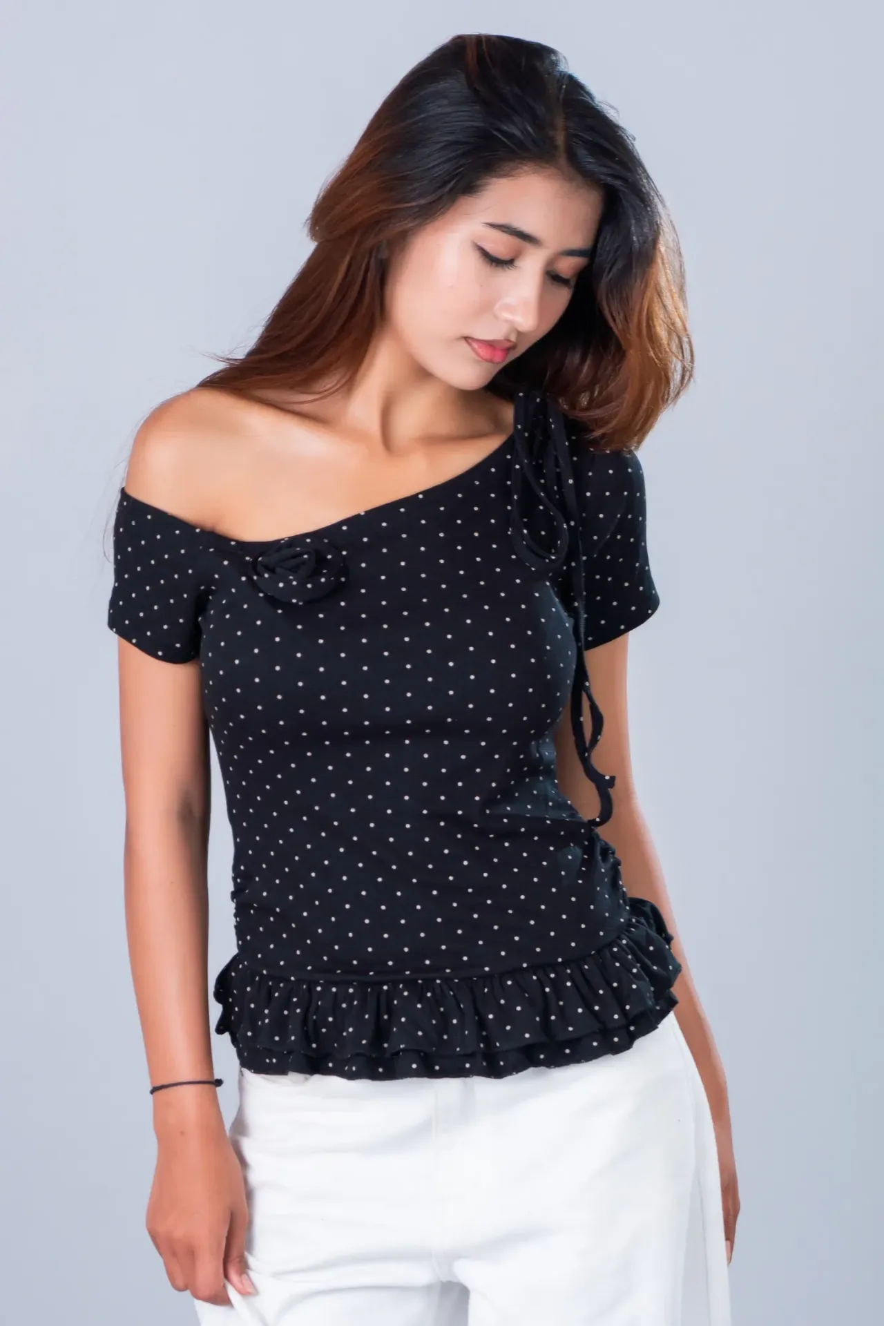 3.72306 3063 HALF SLEEVE TEES (BLACK)