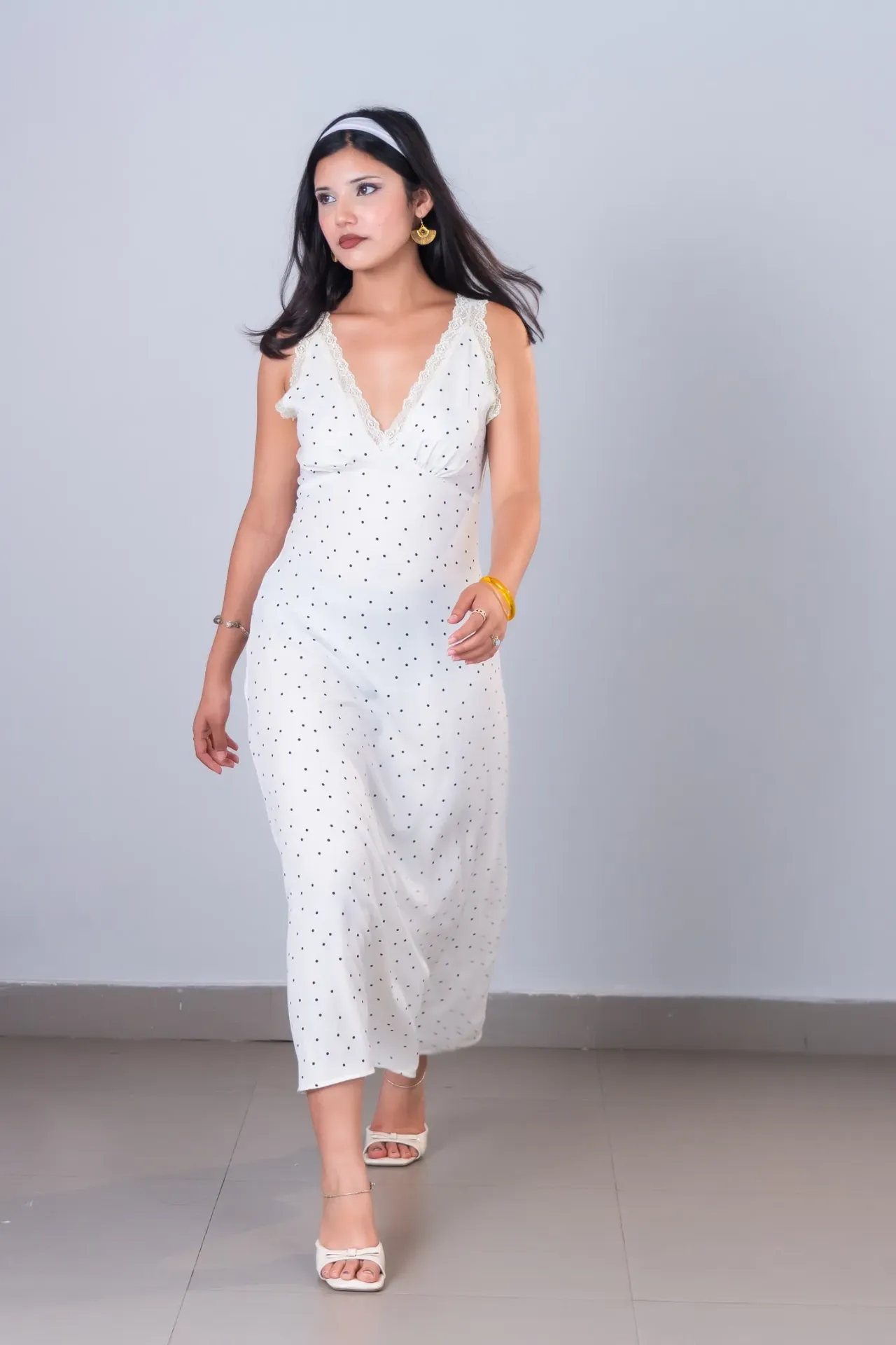 HB SS26-181 POLKA DREAMY DRESS