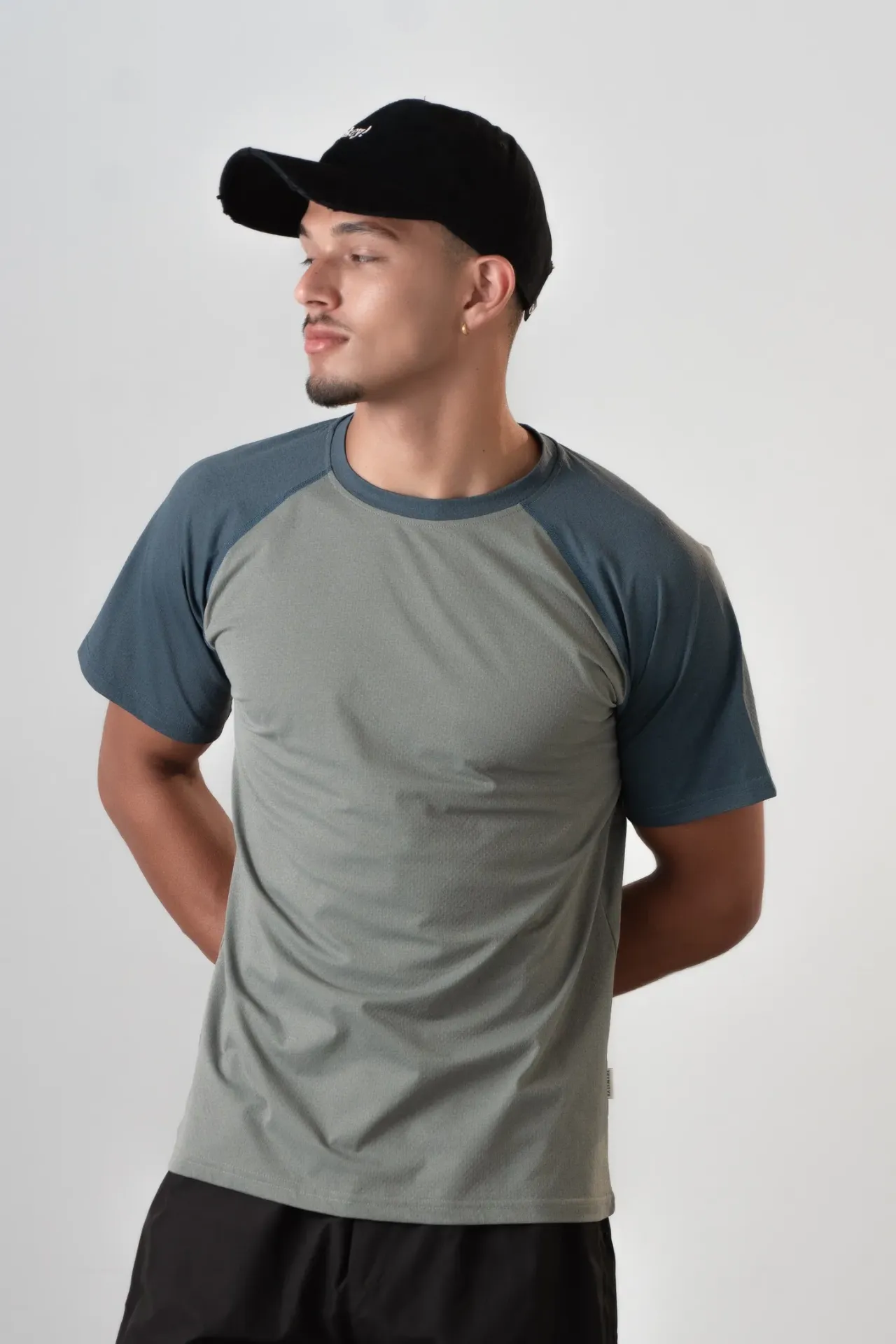 3.91678 HBM SS26-39 ACTIVE RAGLAN TEE (TEAL, S)
