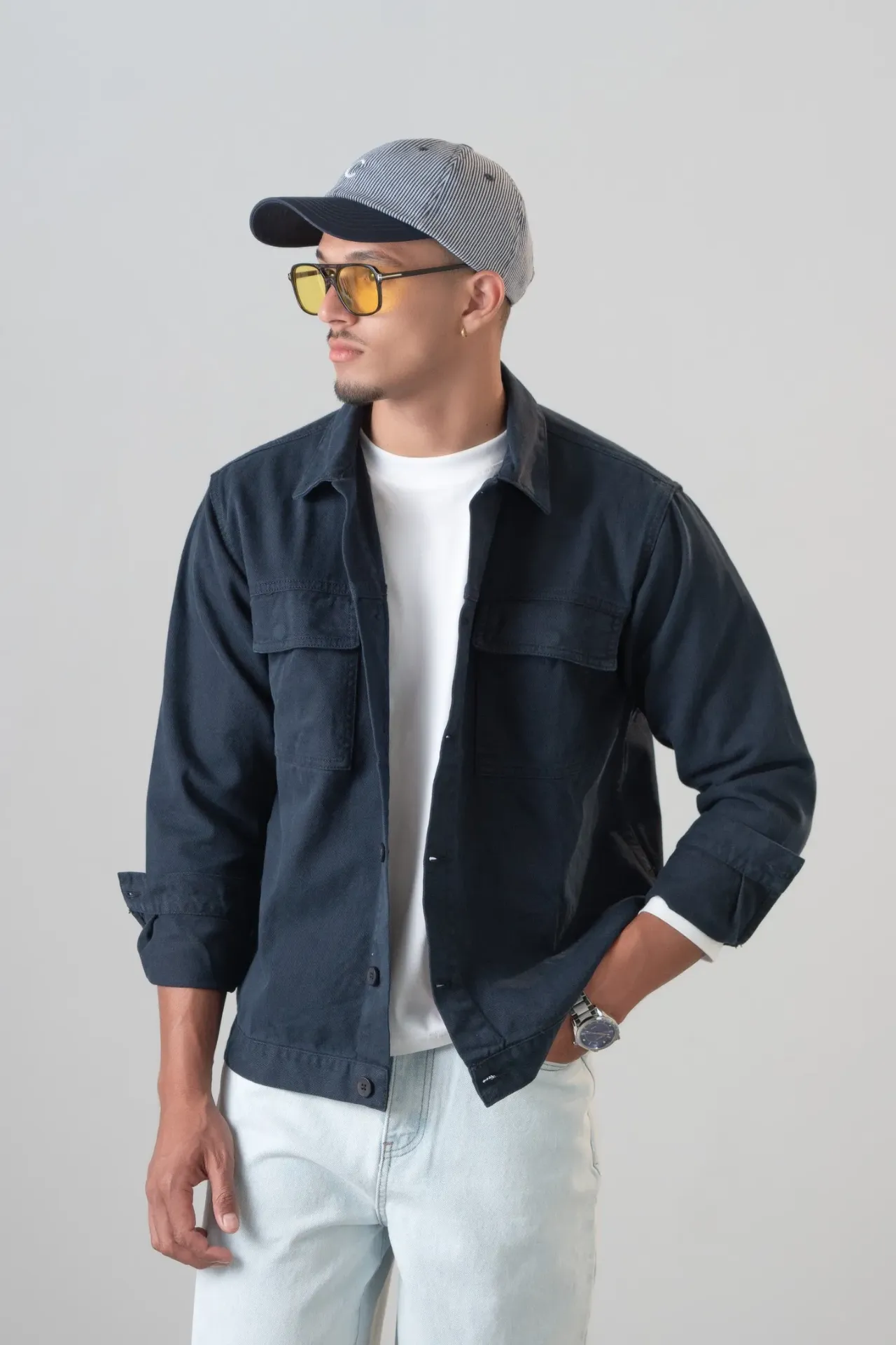 BMMO SS26-08 JESTHA TWILL SHACKET