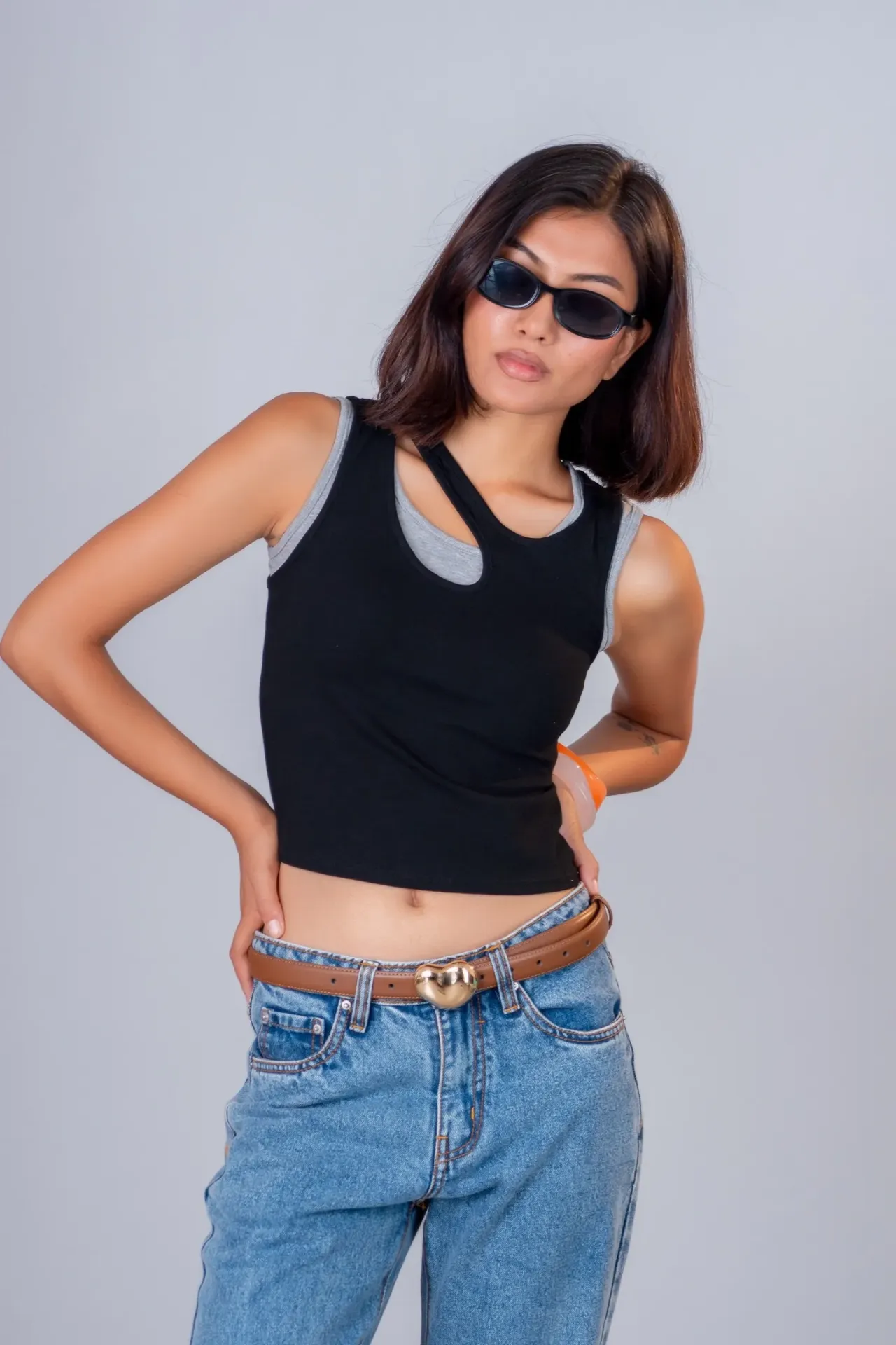 3.92462 88042 LADIES CAMI (BLACK)