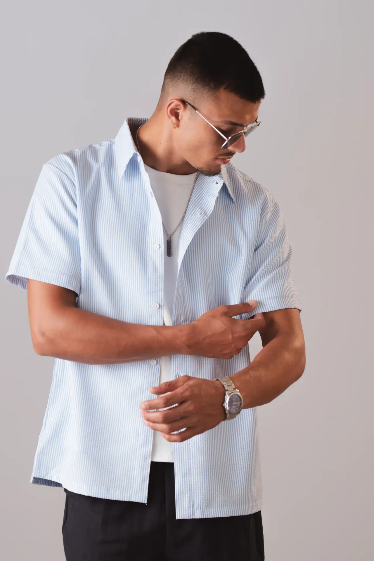 HBM SS26-44 AXIS LINE SHIRT