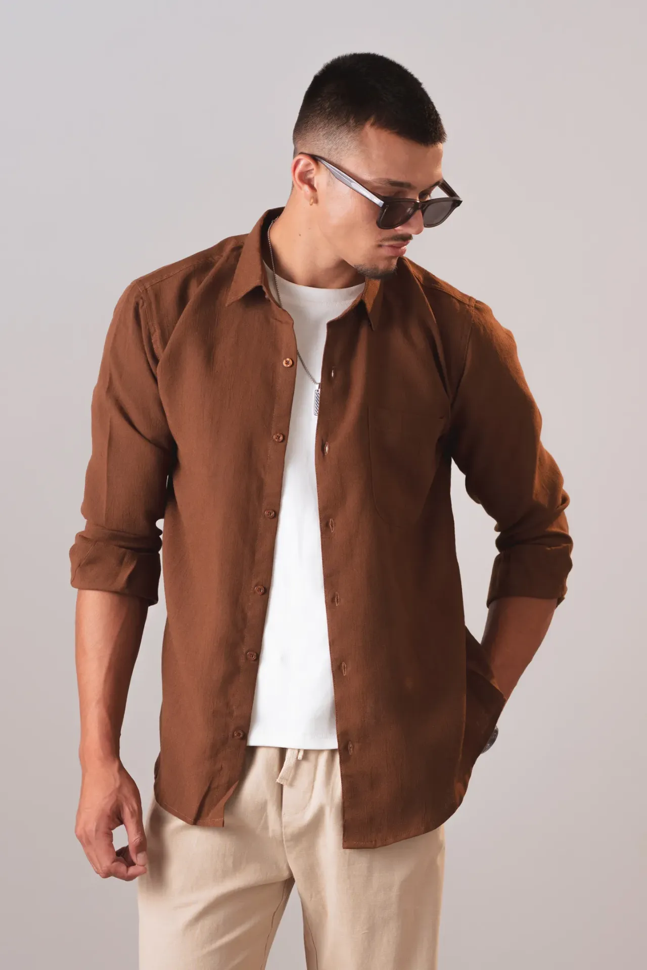 BMNL SS26-09 KK LINEN SHIRT